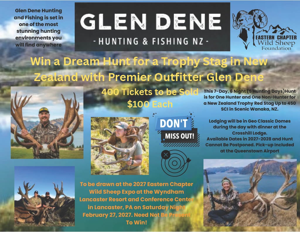 2026 New Zealand Red Stag Hunt Raffle