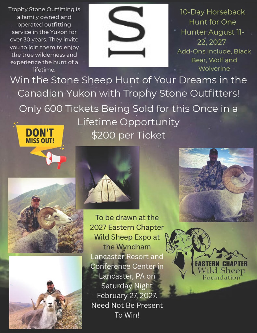 Stone Sheep Hunt Raffle